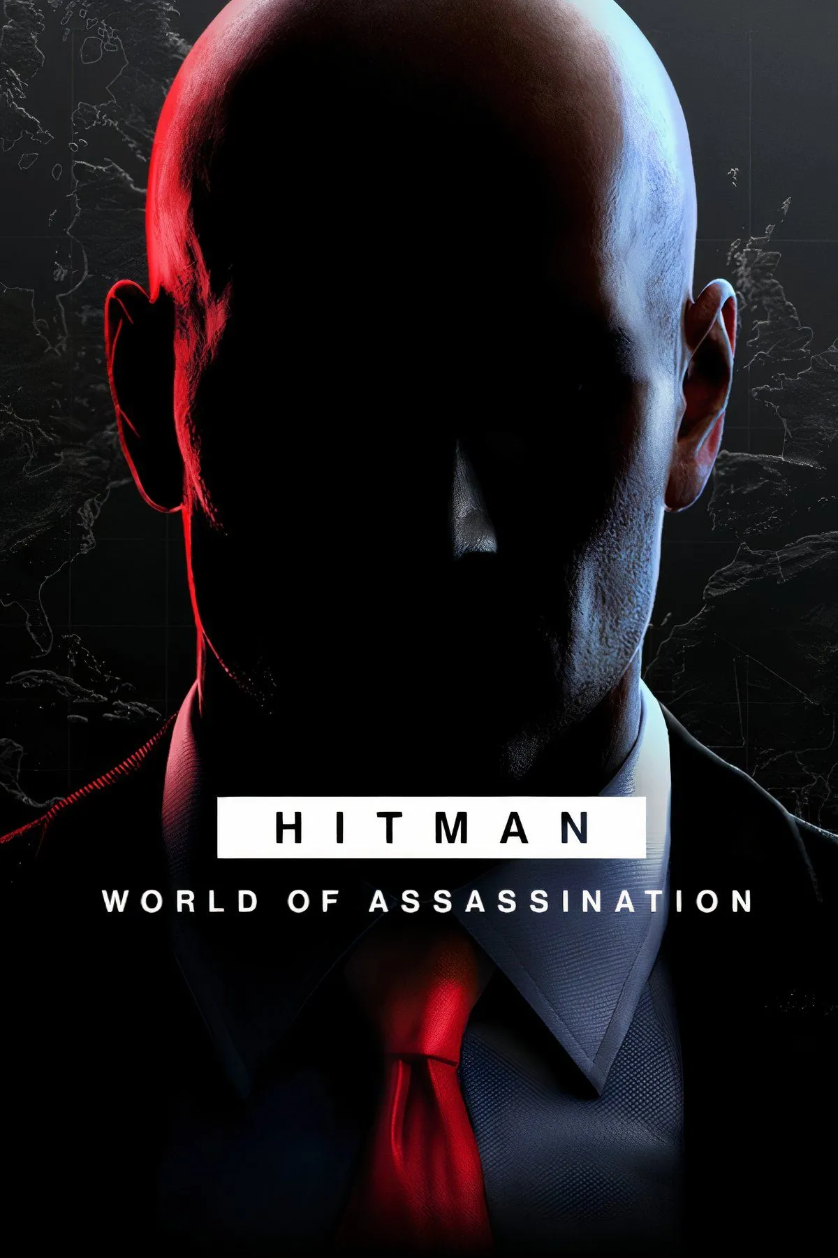 Agent 47 trong bộ vest đặc trưng với vũ khí cầm tay, sẵn sàng thực hiện nhiệm vụ ám sát