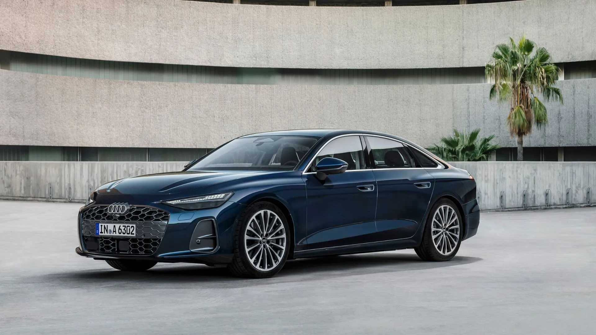 Audi A6 2026 hoàn toàn mới nổi bật với thiết kế sắc nét và các đường nét khí động học.