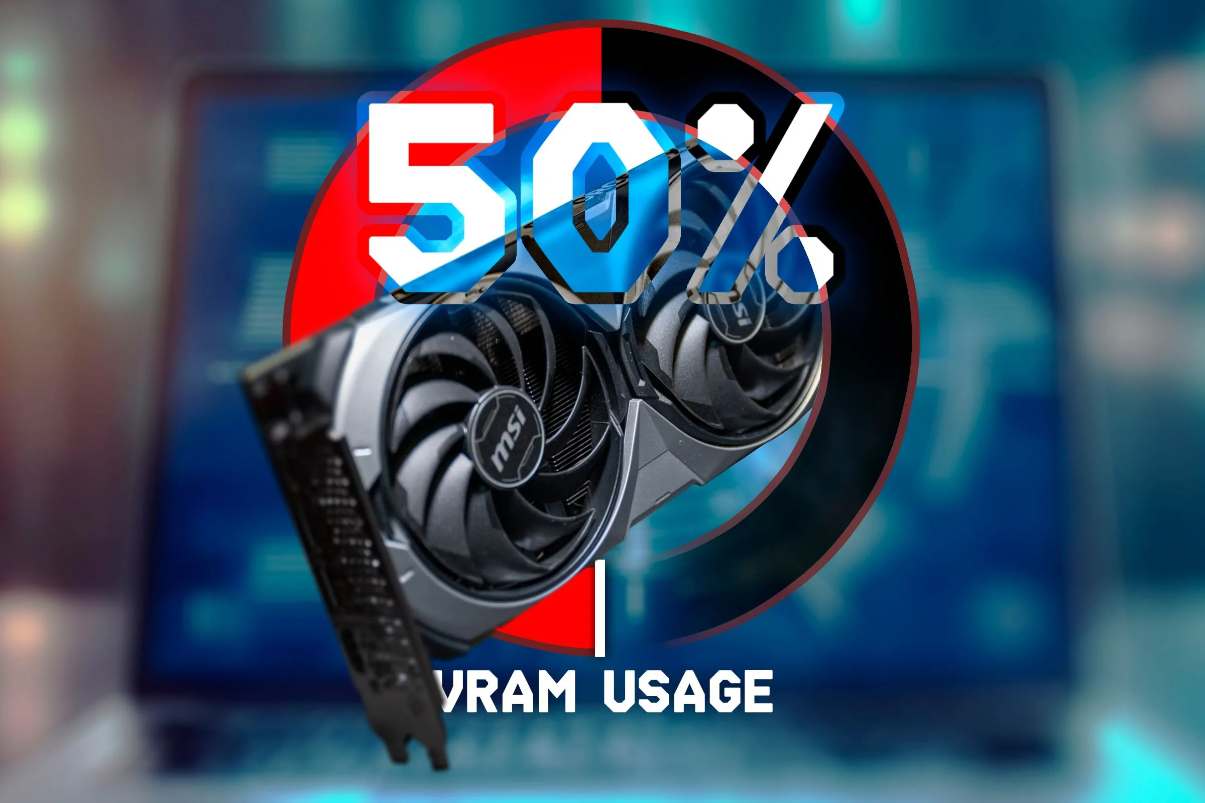 Biểu đồ minh họa mức độ sử dụng VRAM của card đồ họa