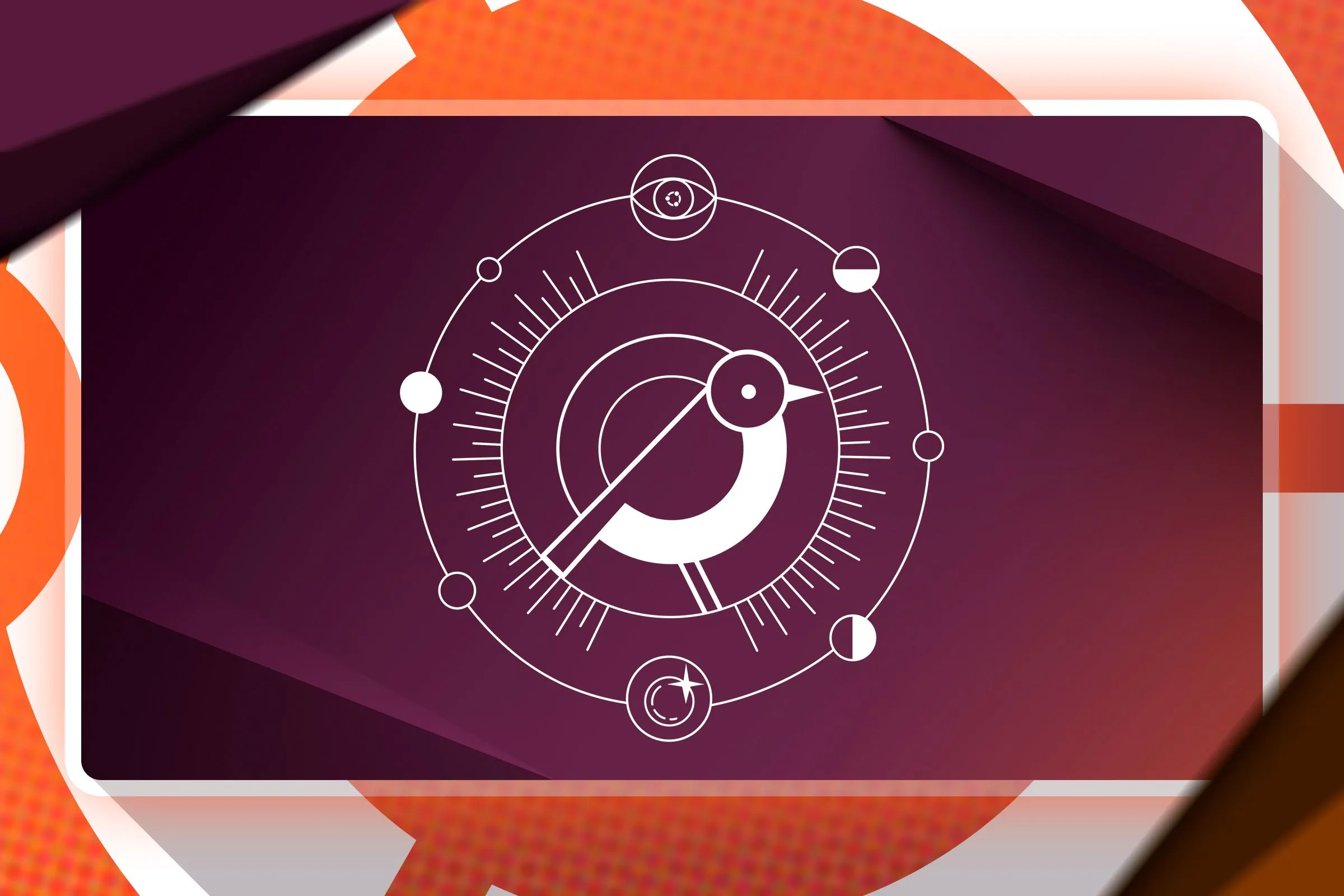 Biểu tượng Ubuntu 24.10 'Oracular Oriole' trên hình nền minh họa giao diện Linux.