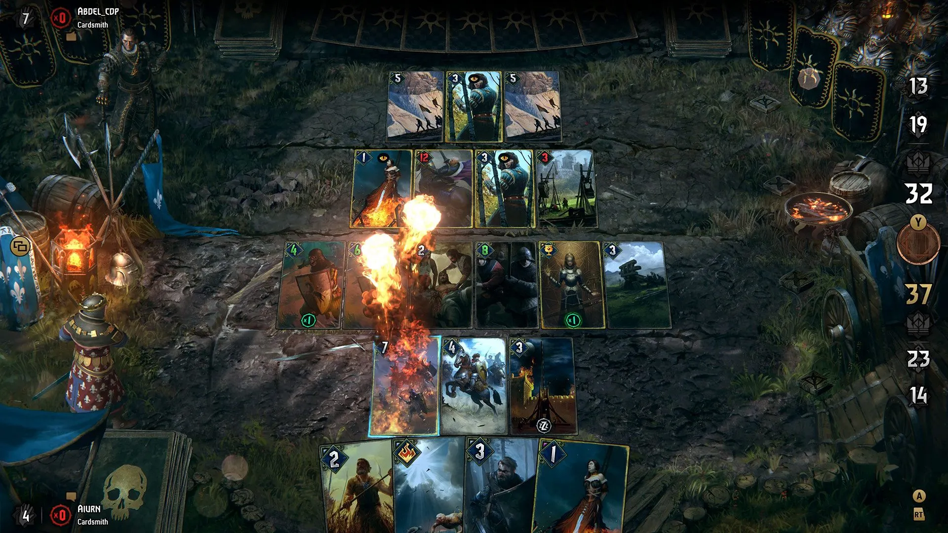Bộ bài Gwent độc đáo trong tựa game The Witcher 3: Wild Hunt.