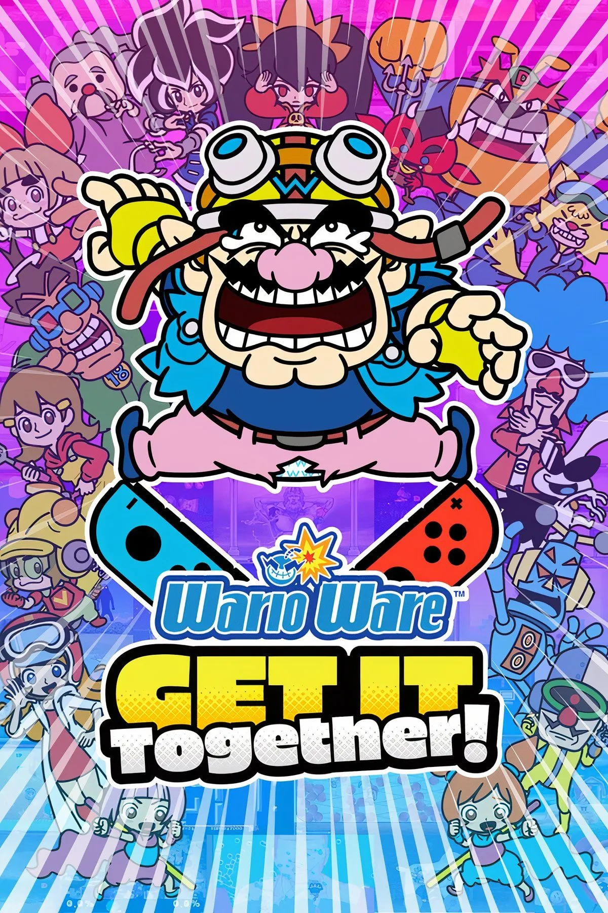 Các nhân vật ngộ nghĩnh của WarioWare: Get It Together! tham gia vào loạt minigame hài hước trên Nintendo Switch
