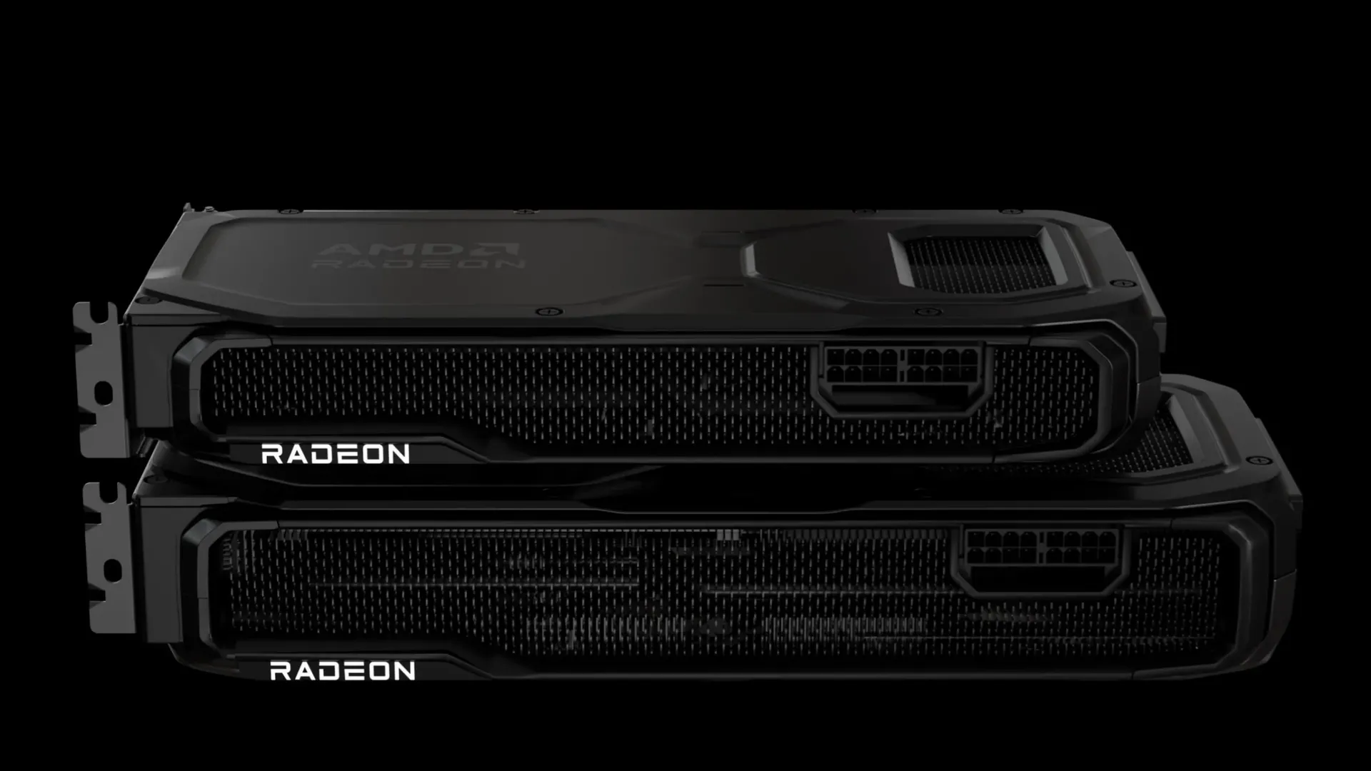Cận cảnh cổng nguồn 8-pin truyền thống trên card đồ họa AMD RX 9070 XT và RX 9070