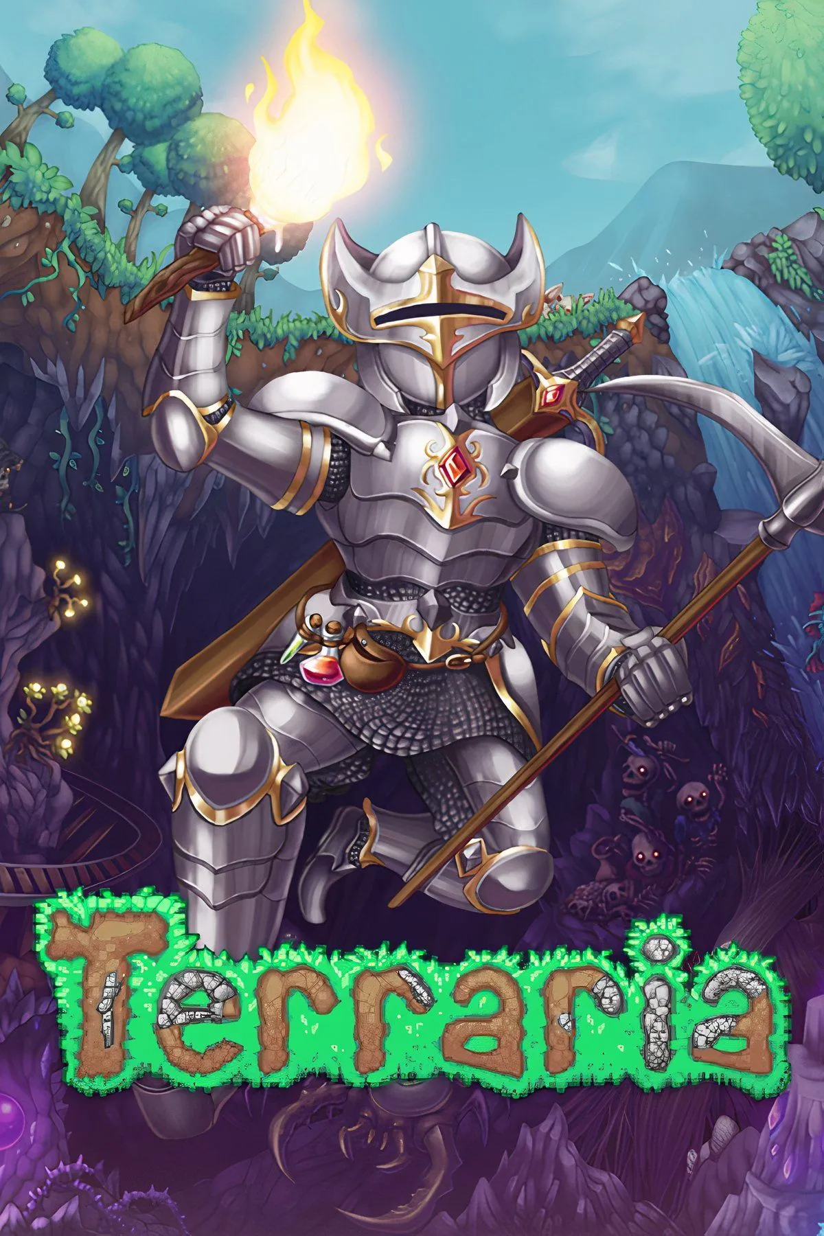 Căn cứ sáng tạo và hệ thống thủ công trong game phiêu lưu 2D Terraria