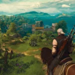 Cảnh chiến đấu hoành tráng trong tựa game The Witcher 3: Wild Hunt