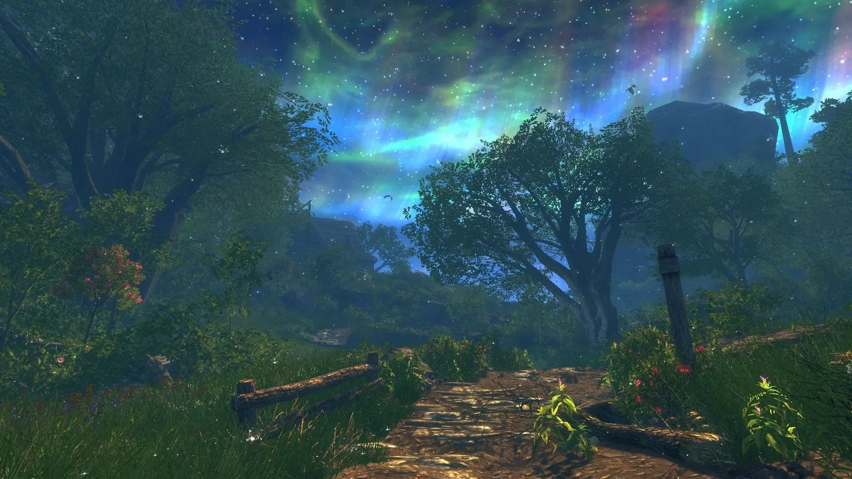 Cảnh quan hùng vĩ trong Enderal Forgotten Stories, thể hiện thế giới mới mẻ và đồ họa ấn tượng của bản mod