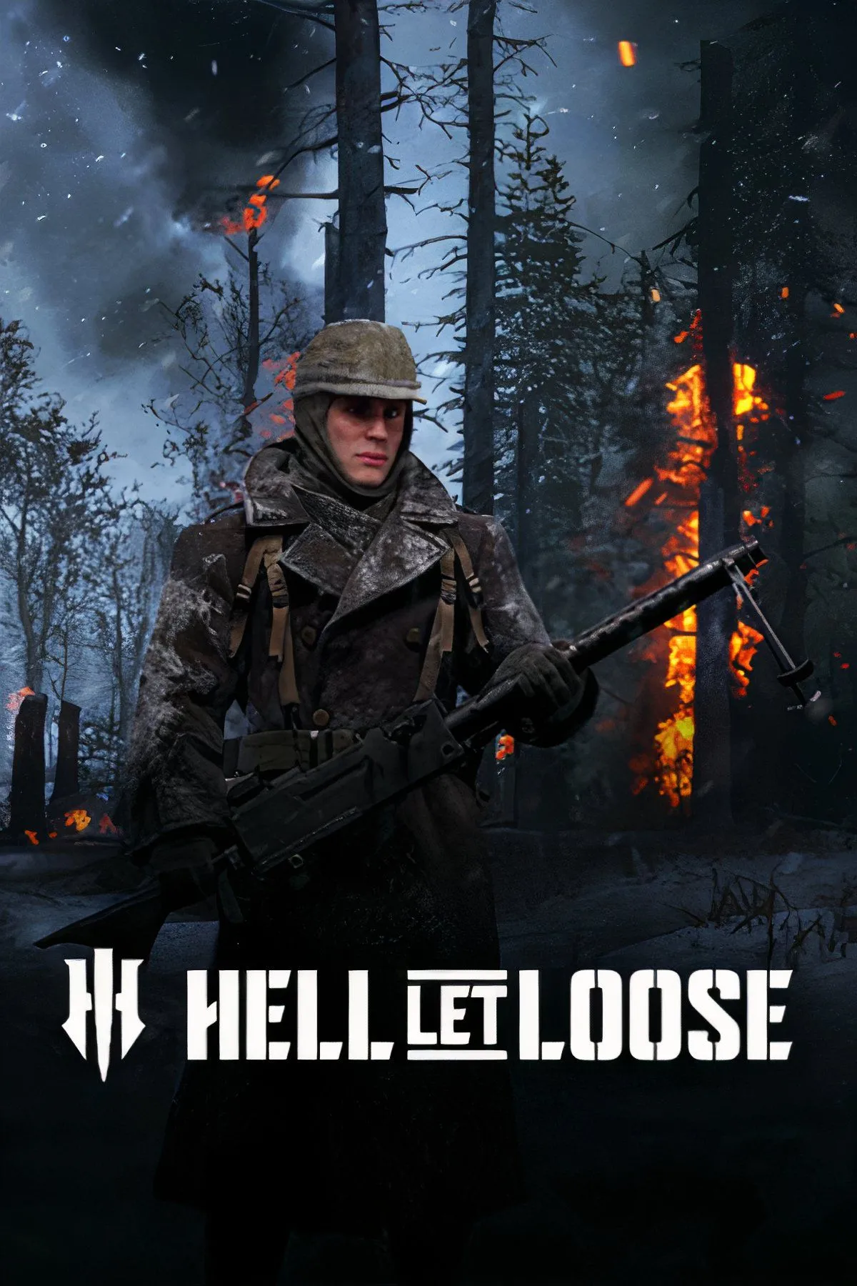 Chiến trường Thế chiến II khắc nghiệt trong Hell Let Loose với binh lính ẩn nấp.
