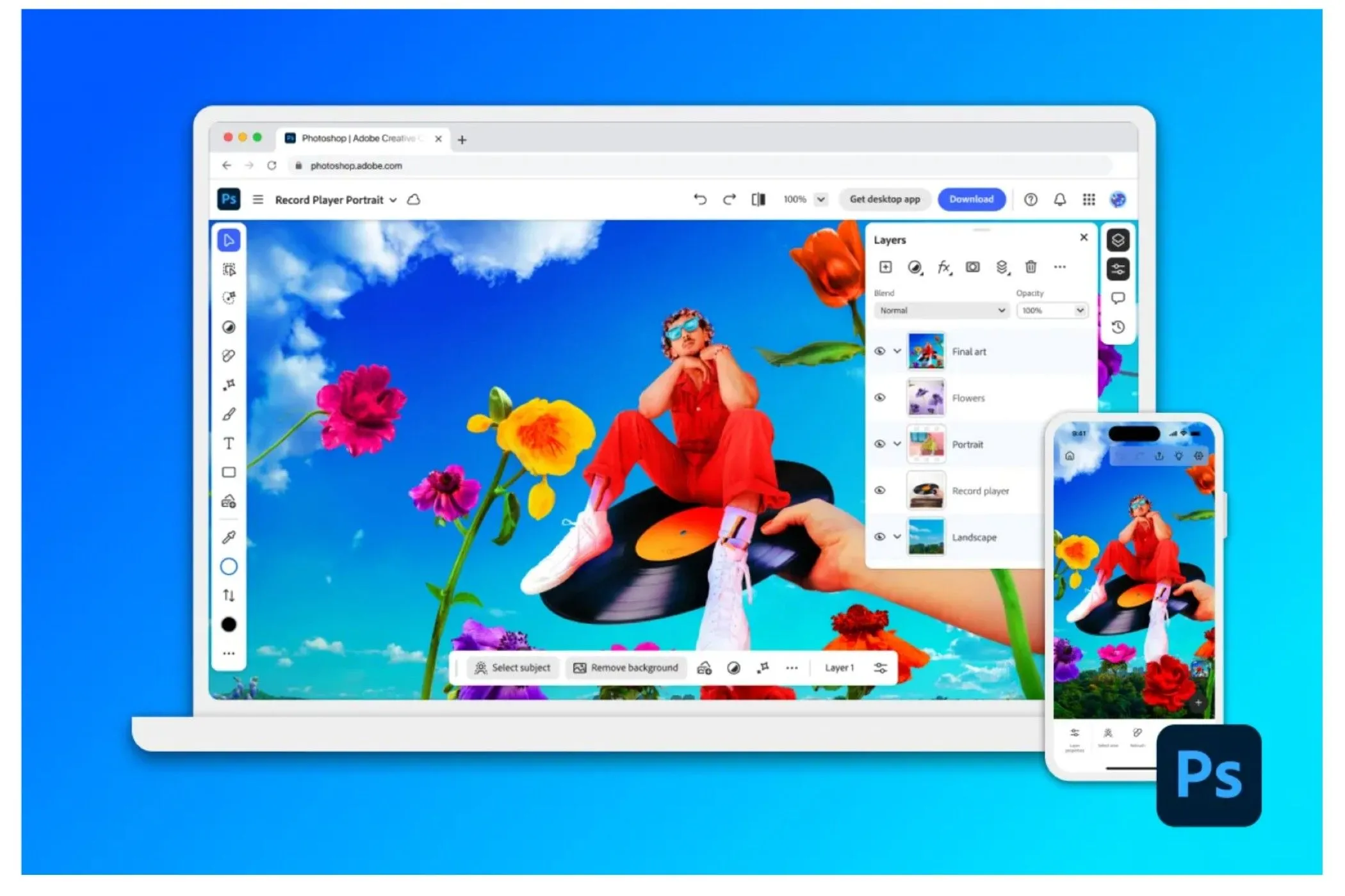 Chỉnh sửa với Photoshop trên iPhone và iPad