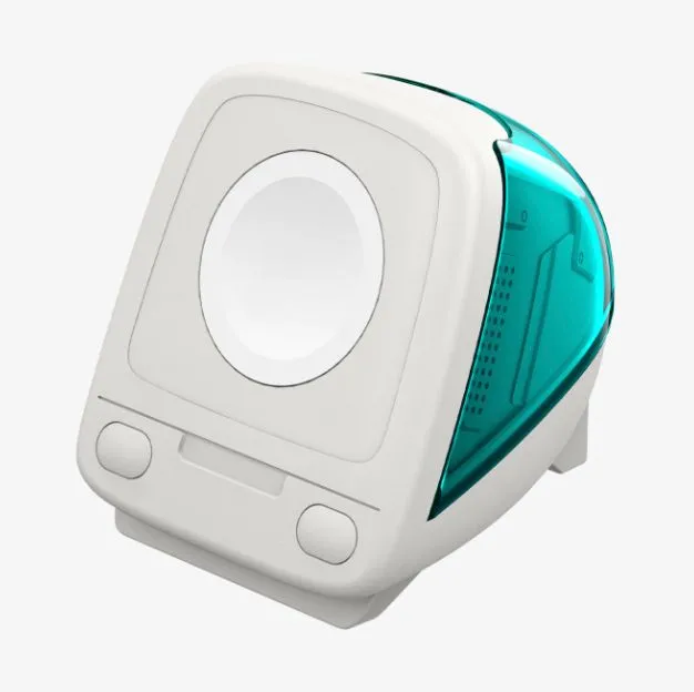 Đế sạc Apple Watch Spigen Classic C1 lấy cảm hứng từ iMac G3 màu xanh Bondi Blue