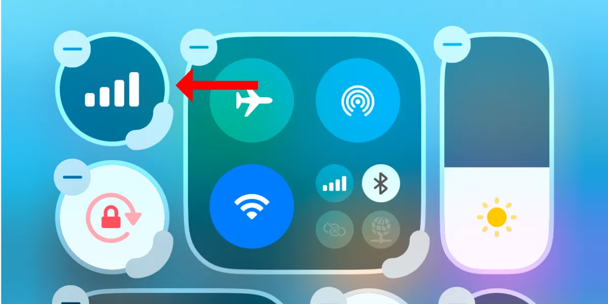 Di chuyển nút điều khiển kết nối mới thêm vào vị trí mong muốn trong Control Center iOS 18