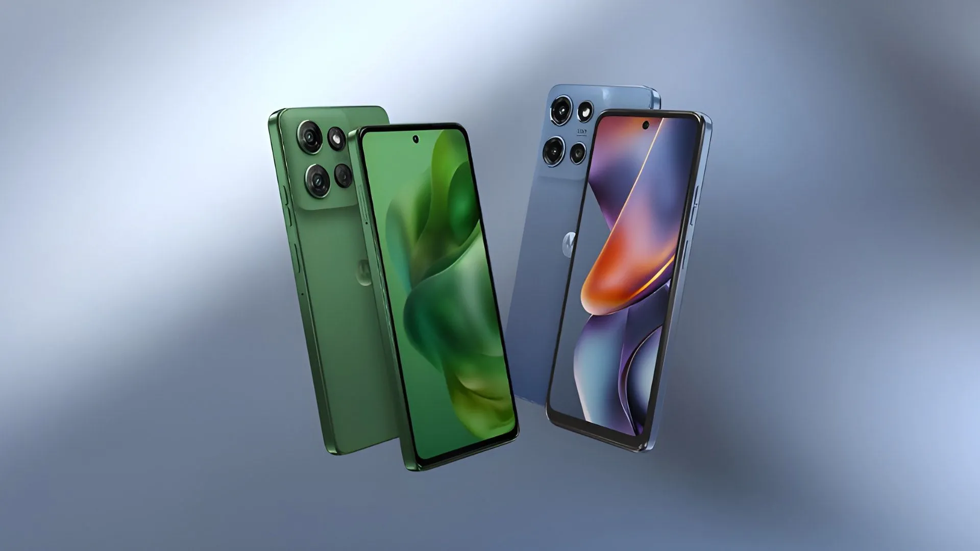 Điện thoại thông minh Motorola Moto G 2025 màu xanh ngọc, thể hiện thiết kế mới của dòng sản phẩm