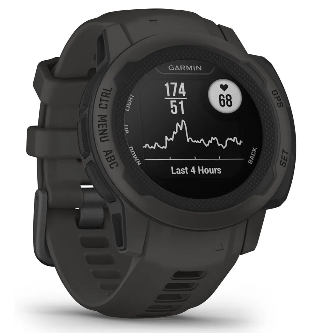 Đồng hồ thông minh Garmin Instinct 2S màu đen trên cổ tay