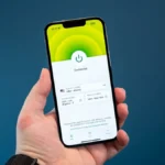 ExpressVPN running on an iPhone 13 Pro.
