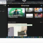 Giao diện Chrome Remote Desktop trên điện thoại Android, hiển thị màn hình máy tính Windows ở chế độ ngang.