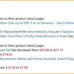 Giao diện giỏ hàng Amazon hiển thị thông báo thay đổi giá sản phẩm, giúp theo dõi các deal Prime Day hiệu quả