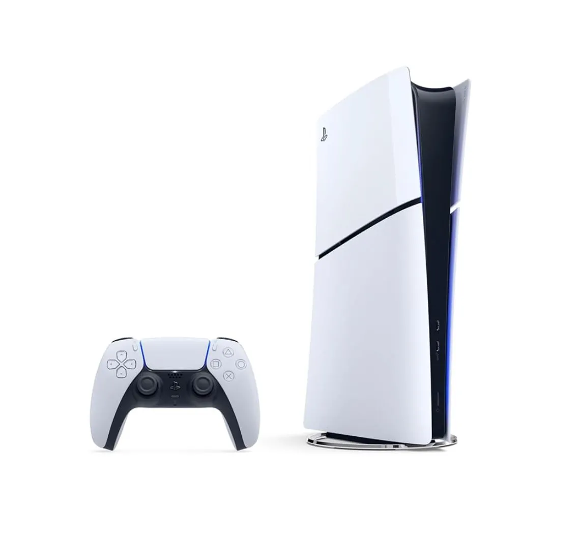 Giao diện PlayStation 5 Slim Digital Edition trên cửa hàng trực tuyến, minh họa phiên bản kỹ thuật số của console PS5.