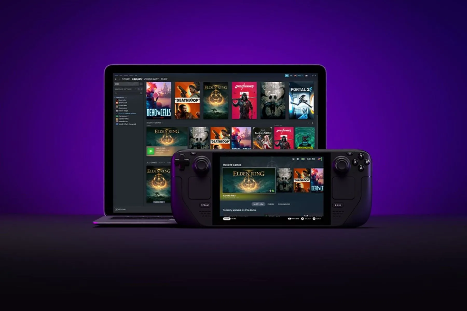 Giao diện SteamOS hoạt động mượt mà trên thiết bị chơi game cầm tay Steam Deck