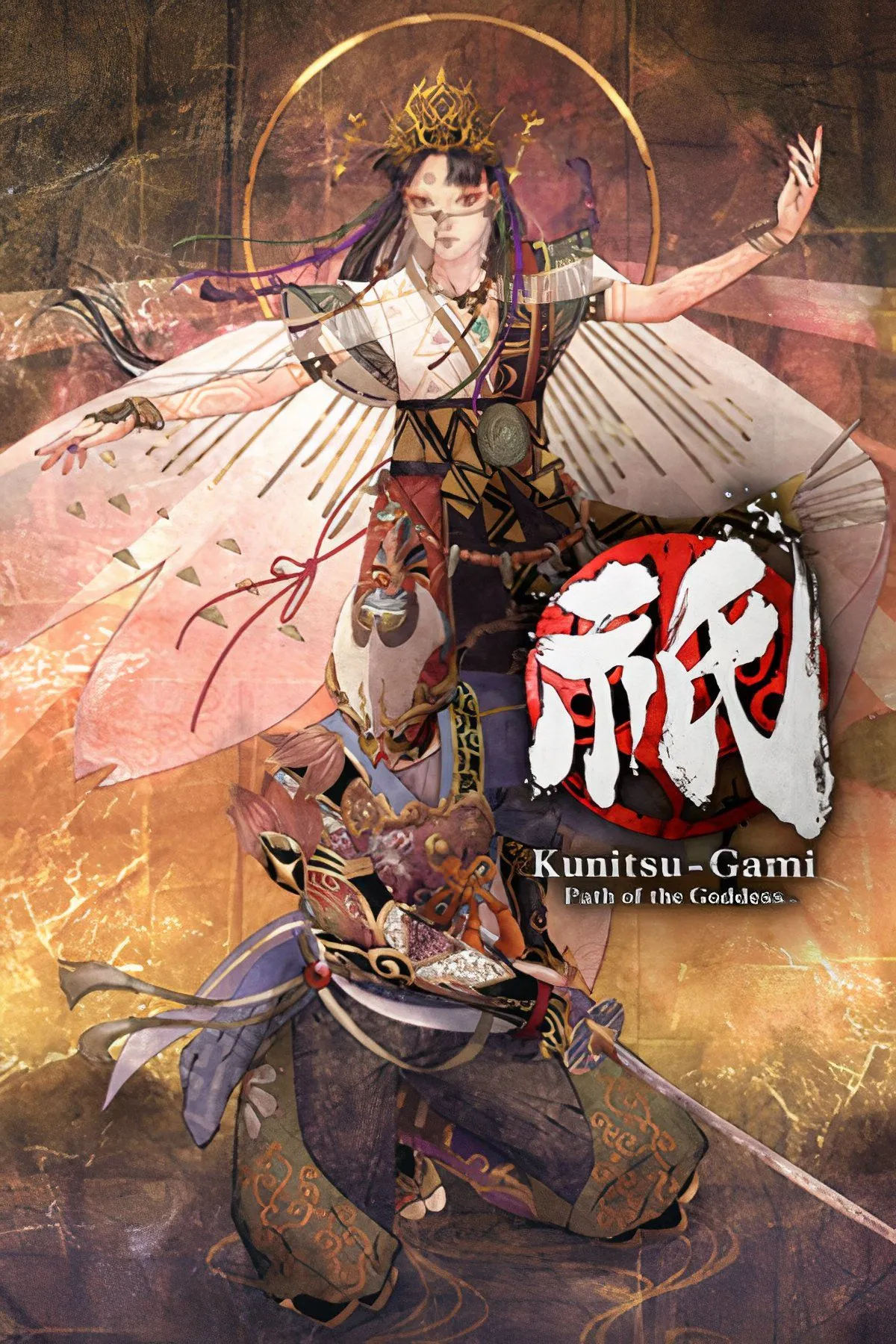 Hình ảnh chiến đấu trong Kunitsu-gami: Path of the Goddess, pha trộn hành động chặt chém với yếu tố phòng thủ tháp