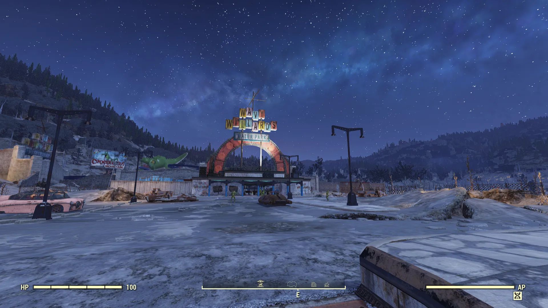 Hình ảnh chơi game Fallout 76 với công nghệ AMD AFMF 2 được kích hoạt