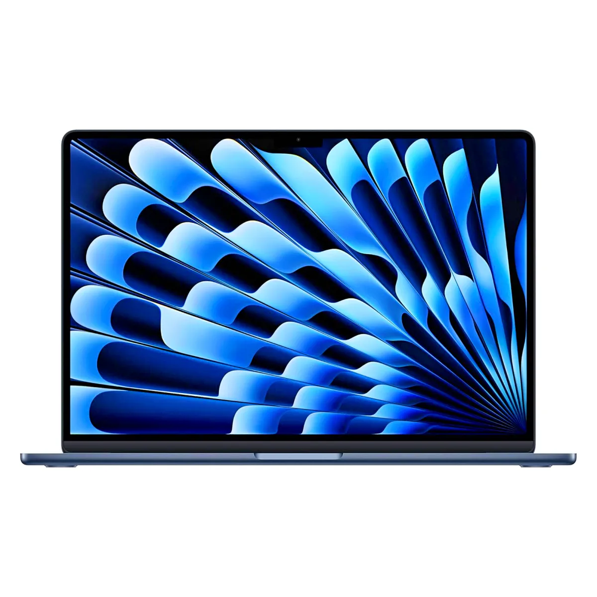 Hình ảnh laptop MacBook Air 15 inch chip M4, thiết bị tương thích với Continuity Camera.