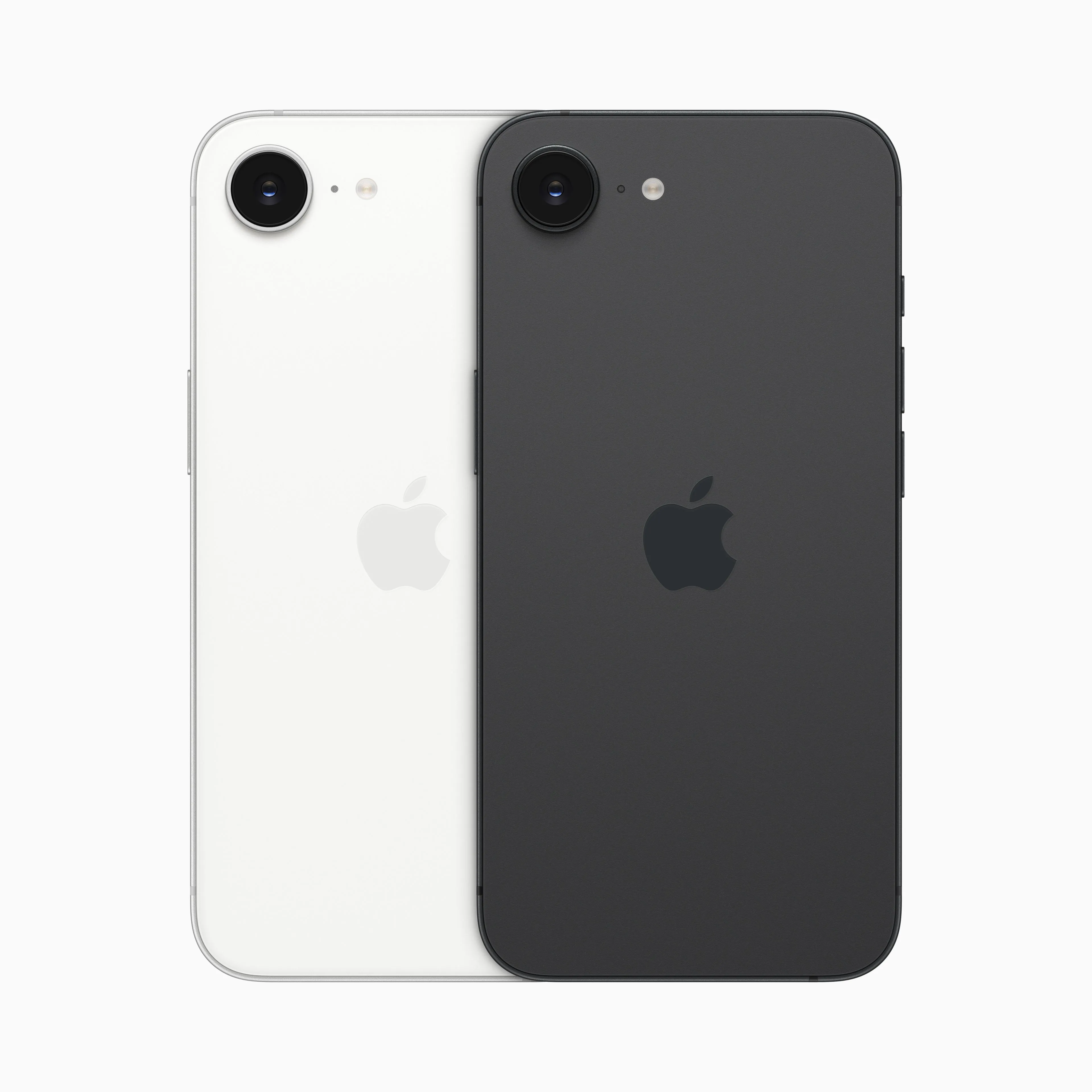 Hình ảnh mặt trước và mặt sau các phiên bản màu sắc iPhone 16E