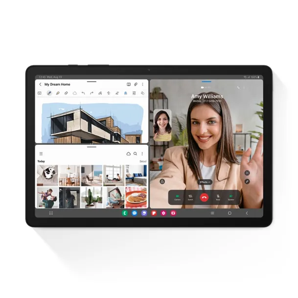 Hình ảnh máy tính bảng Samsung Galaxy Tab A9 Plus, minh họa cho việc tìm kiếm tài liệu hướng dẫn sản phẩm.