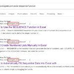 Kết quả tìm kiếm Google khi sử dụng cú pháp "site:" để giới hạn kết quả trên một trang web cụ thể.