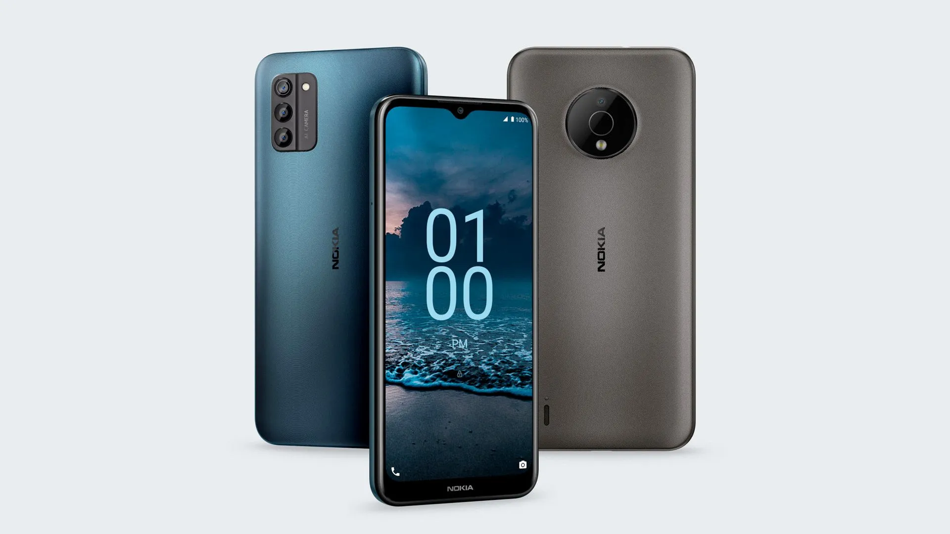 Logo Nokia màu trắng trên nền đen, biểu tượng của thương hiệu điện thoại di động lâu đời