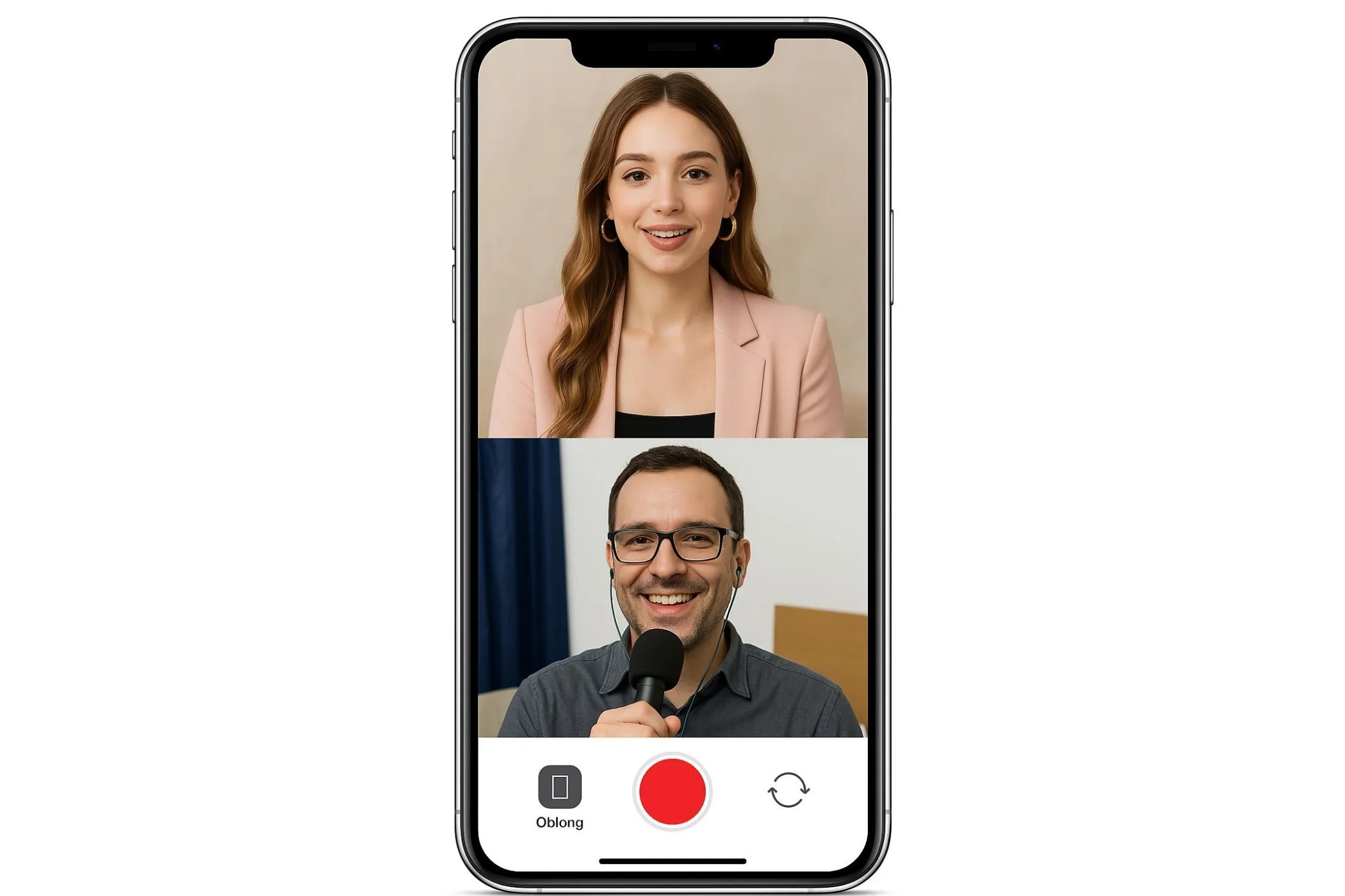 Lợi ích của chế độ quay dual-view trong các buổi phỏng vấn, ghi hình song song cả người phỏng vấn và khách mời.