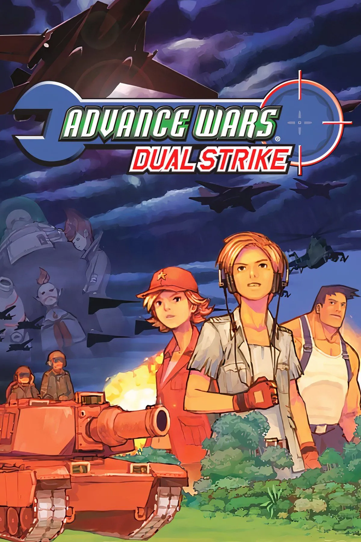 Màn hình chiến đấu trong game Advance Wars Dual Strike