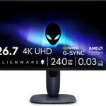 Màn hình gaming Alienware AW2725Q QD-OLED 27 inch với độ phân giải 4K và tần số quét 240Hz