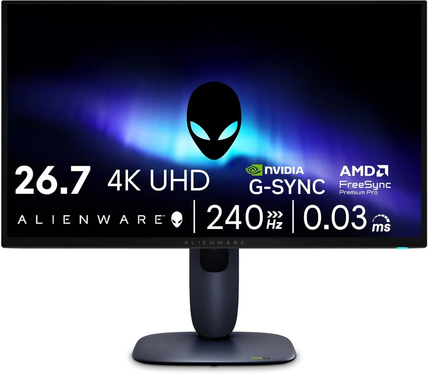 Màn hình gaming Alienware AW2725Q QD-OLED 27 inch với độ phân giải 4K và tần số quét 240Hz