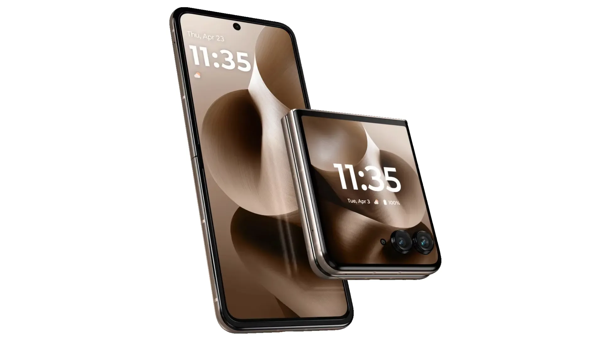 Màn hình phụ lớn ấn tượng trên Motorola Razr Ultra (2025).