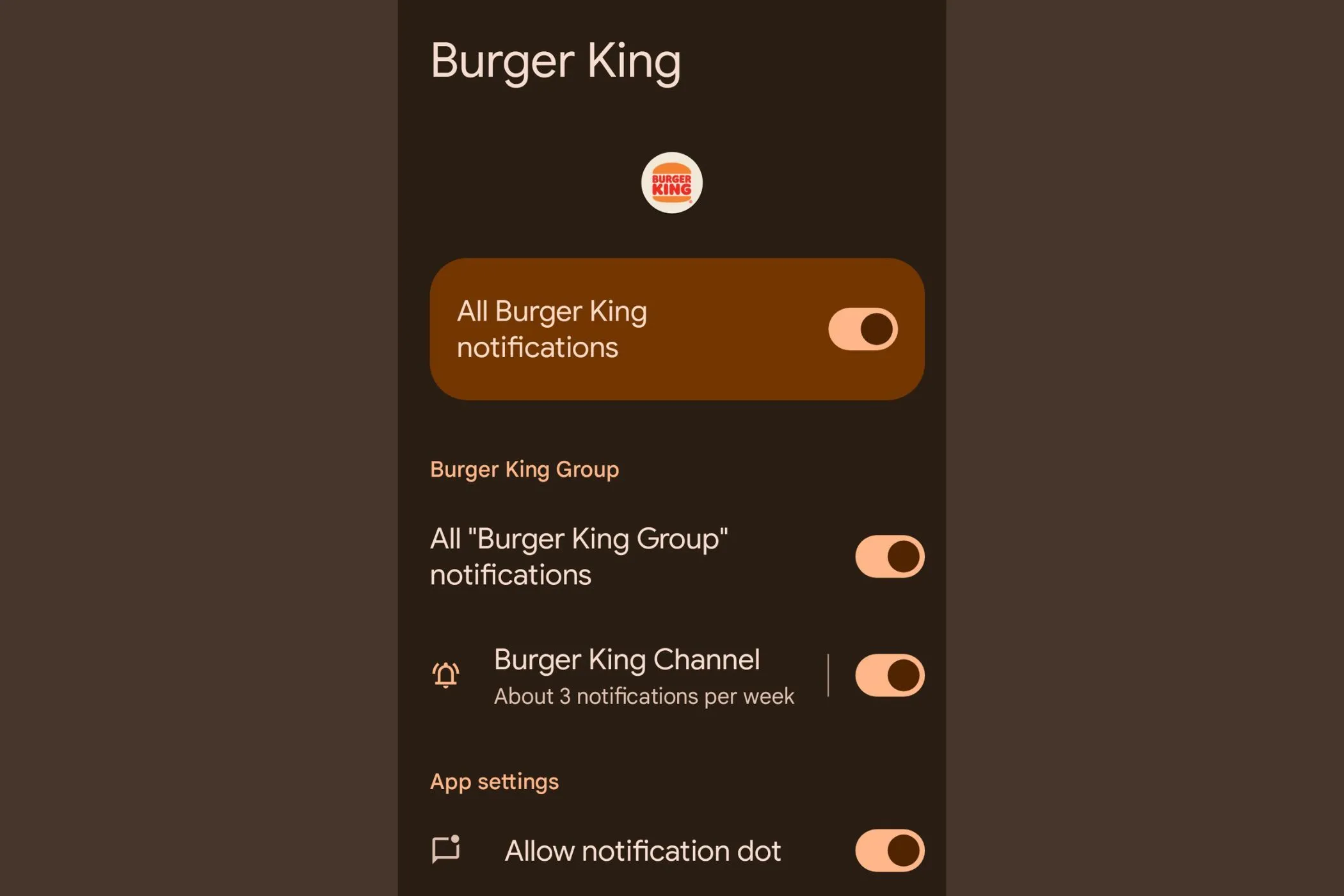 Màn hình quản lý kênh thông báo Android hiển thị các kênh với tên gọi không rõ ràng