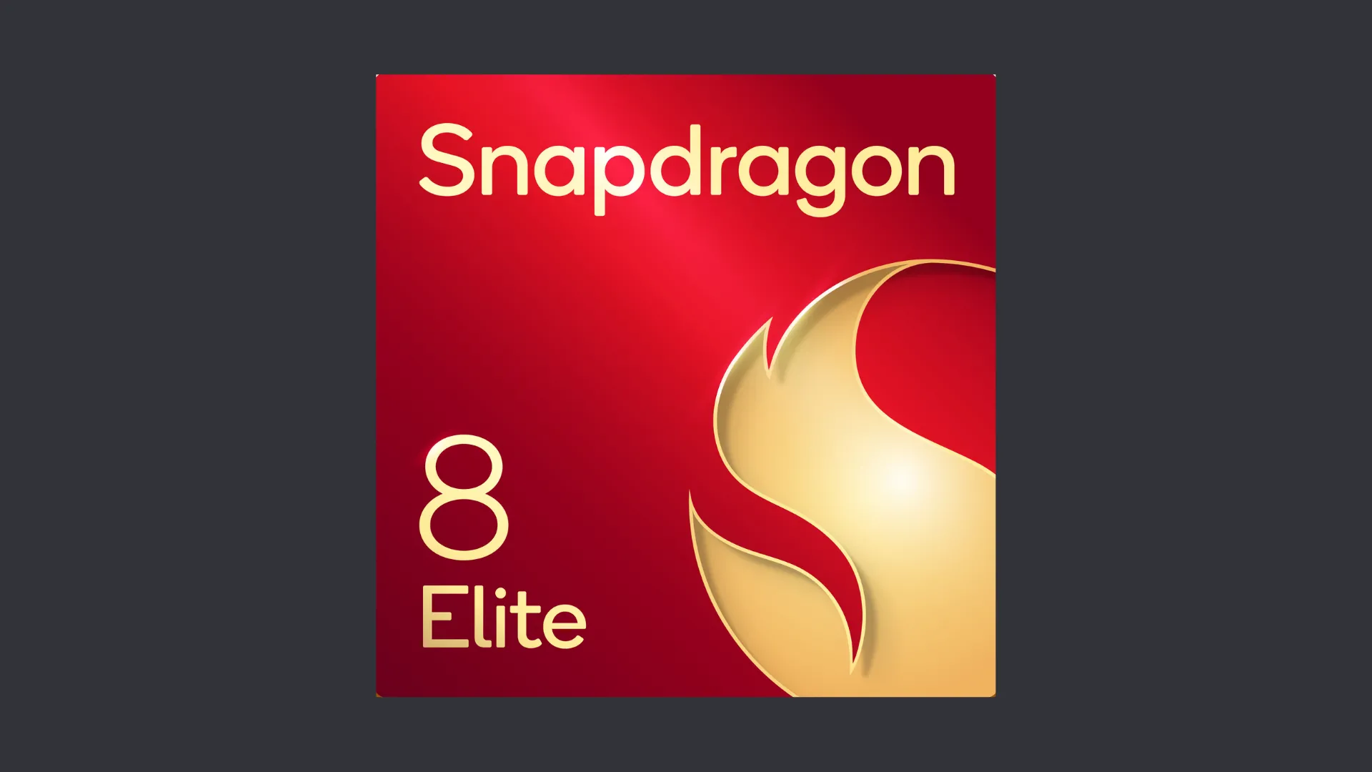 Mascot chính thức của chipset Snapdragon 8 Elite trên nền xám