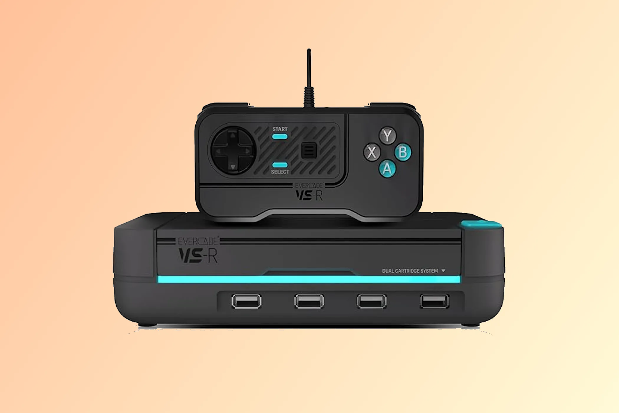 Máy chơi game retro Evercade VS-R, console chuyên dụng chơi game cổ điển qua băng game