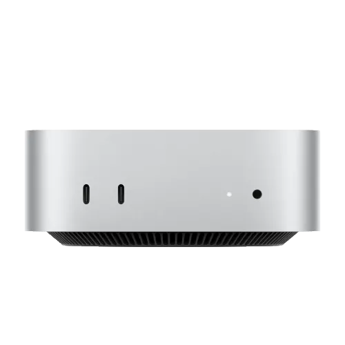 Máy tính Mac Mini trang bị chip Apple M4, một minh chứng cho sức mạnh và hiệu quả của kiến trúc Apple Silicon trong form dáng nhỏ gọn.