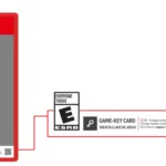 Minh họa hộp game Nintendo Switch 2 hiển thị biểu tượng Game-Key Card để tải về