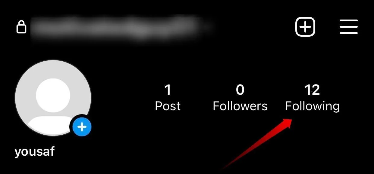 Mở danh sách các tài khoản đang theo dõi trên Instagram