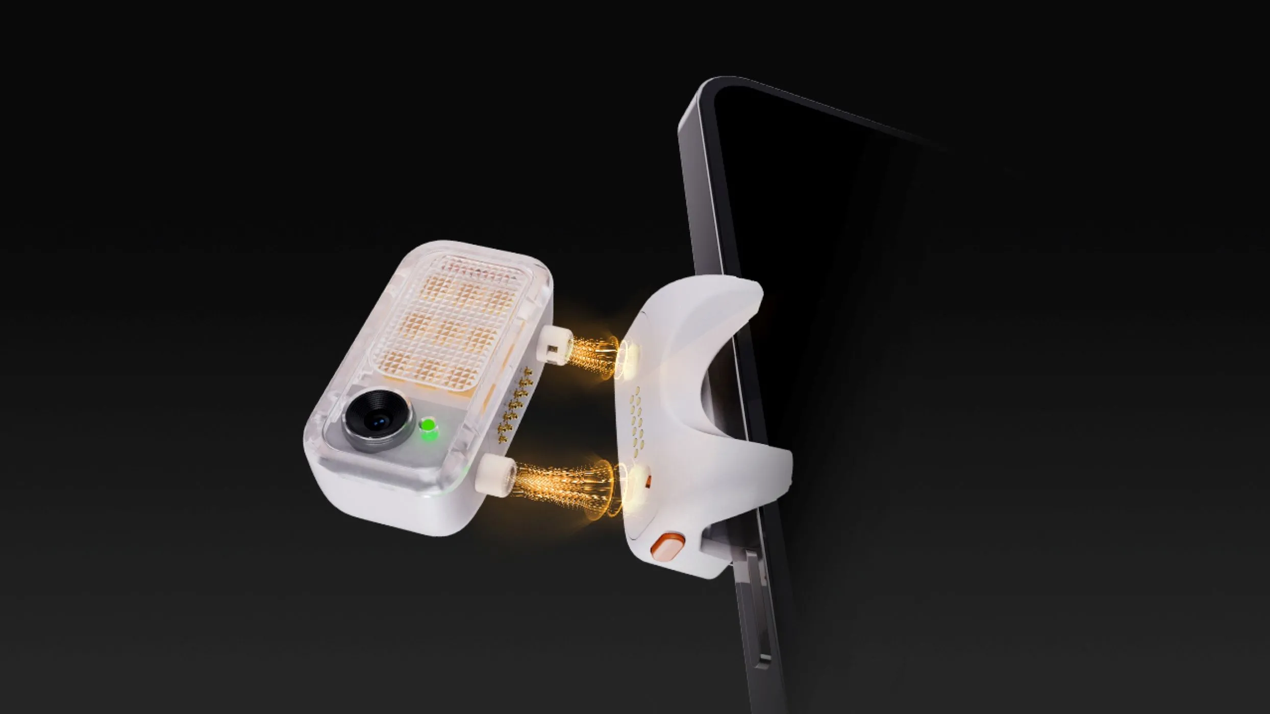 Mô-đun AI Tracker có thể tháo rời và đảo chiều của Hohem iSteady V3, cho phép quay camera trước hoặc sau.
