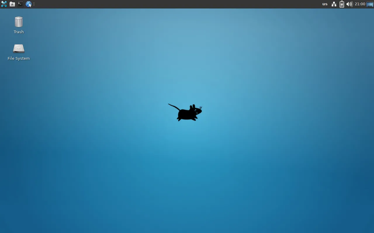 Môi trường desktop XFCE của PorteuX