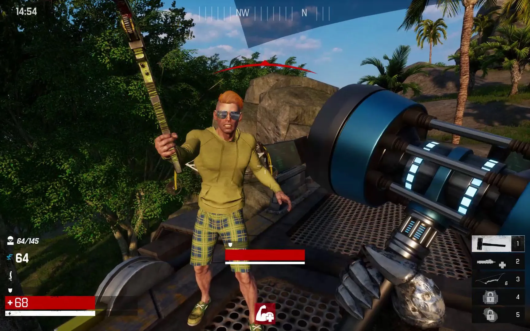 Nhân vật nhảy dù trong game battle royale The Culling, trước khi gặp rắc rối monetization