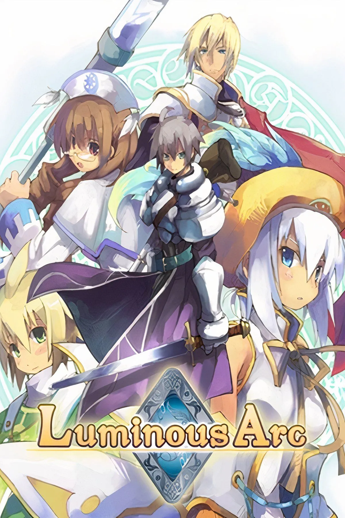 Nhân vật trong game Luminous Arc với phong cách đồ họa anime