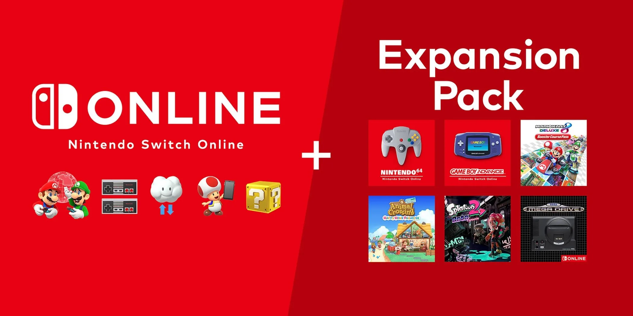 Nội dung gói Nintendo Switch Online và Expansion Pack.