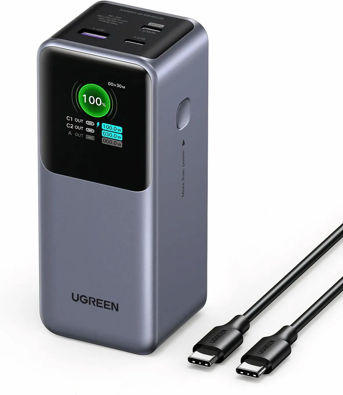 Pin sạc dự phòng Ugreen Nexode 20000mAh thiết kế nhỏ gọn