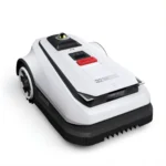 Robot cắt cỏ Ecovacs GOAT A1-3000 với hệ thống LiDAR kép tiên tiến trên nền trắng