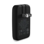 Sạc Satechi OntheGo 67W Slim màu đen trên nền trắng