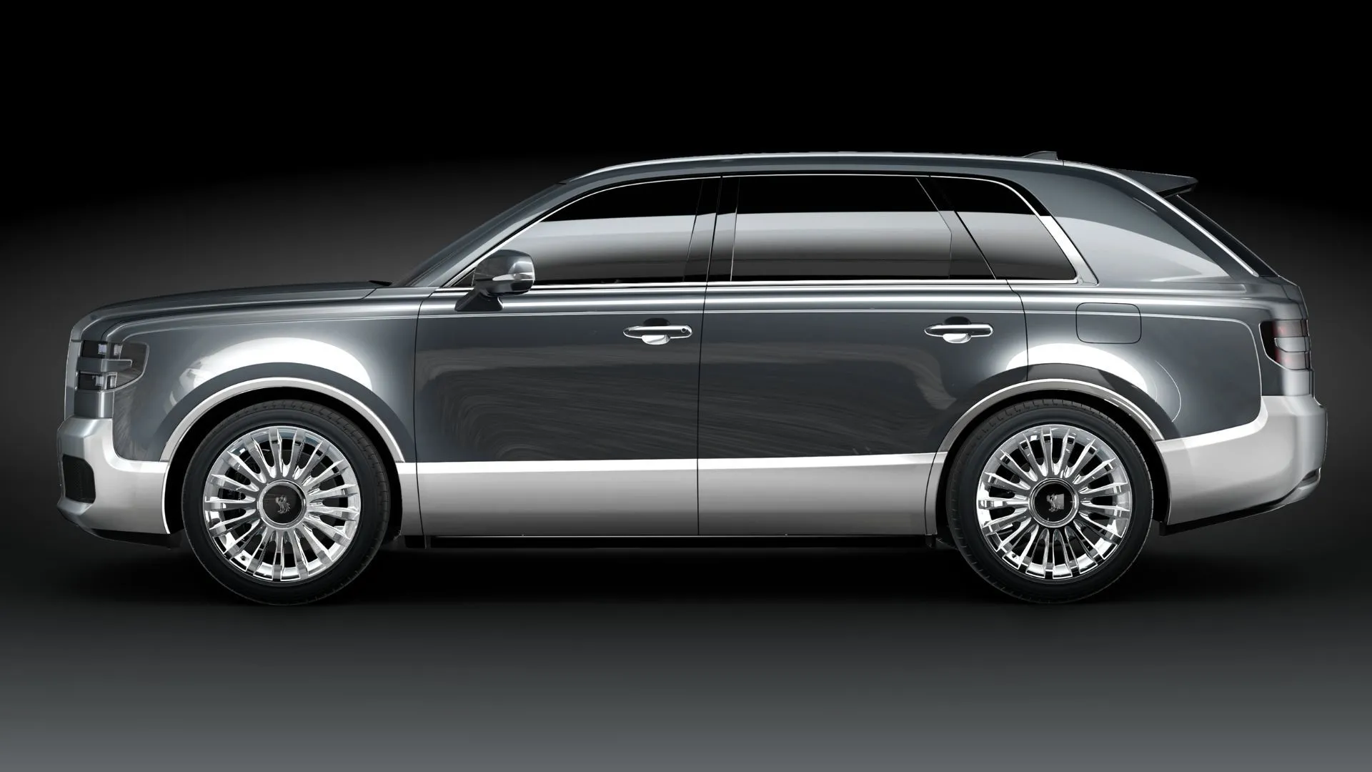 SUV Toyota Century màu đen, một mẫu xe hạng sang cao cấp chỉ bán tại Nhật Bản.