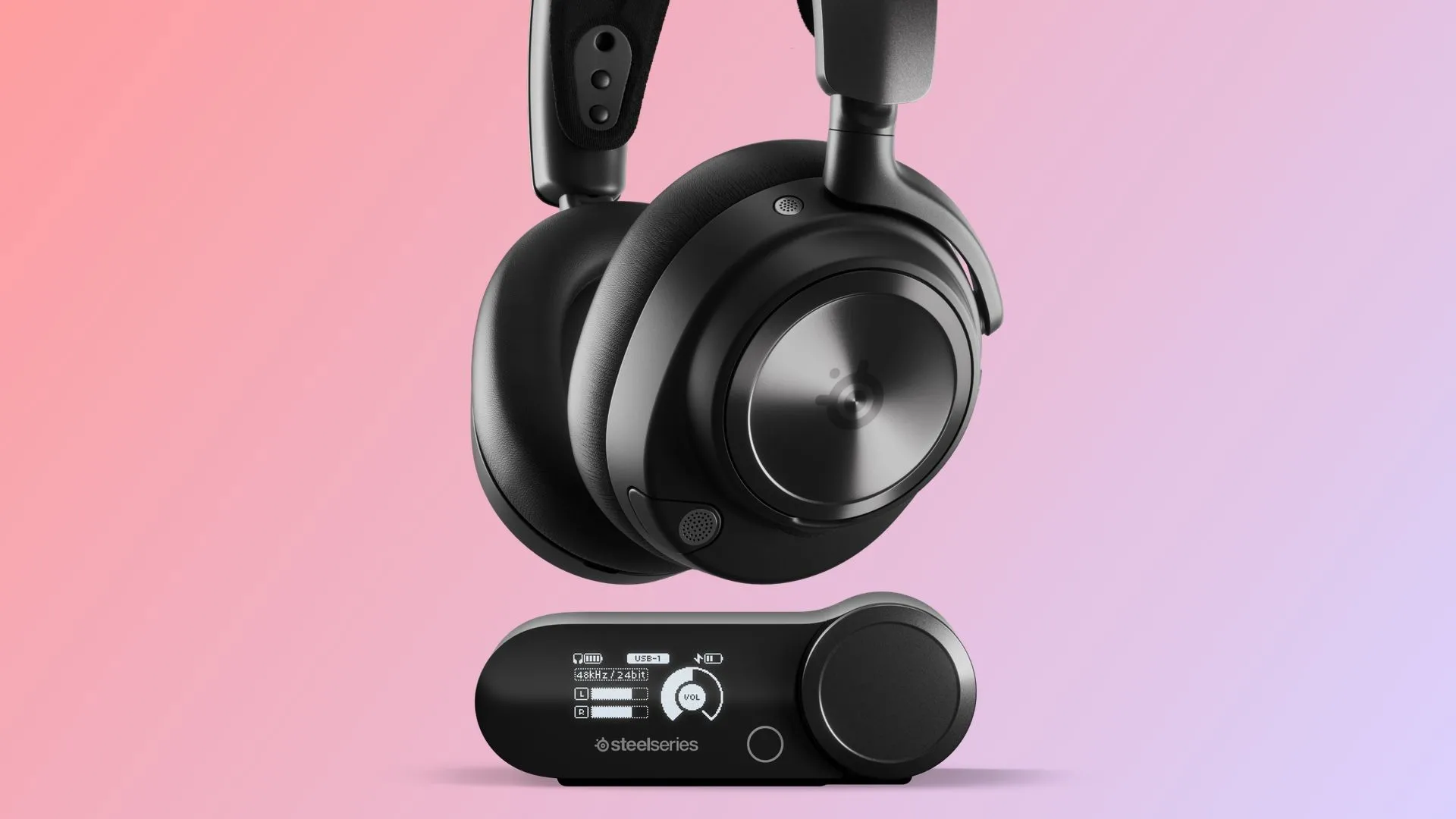 Tai nghe SteelSeries Arctis Nova Pro Wireless màu đen