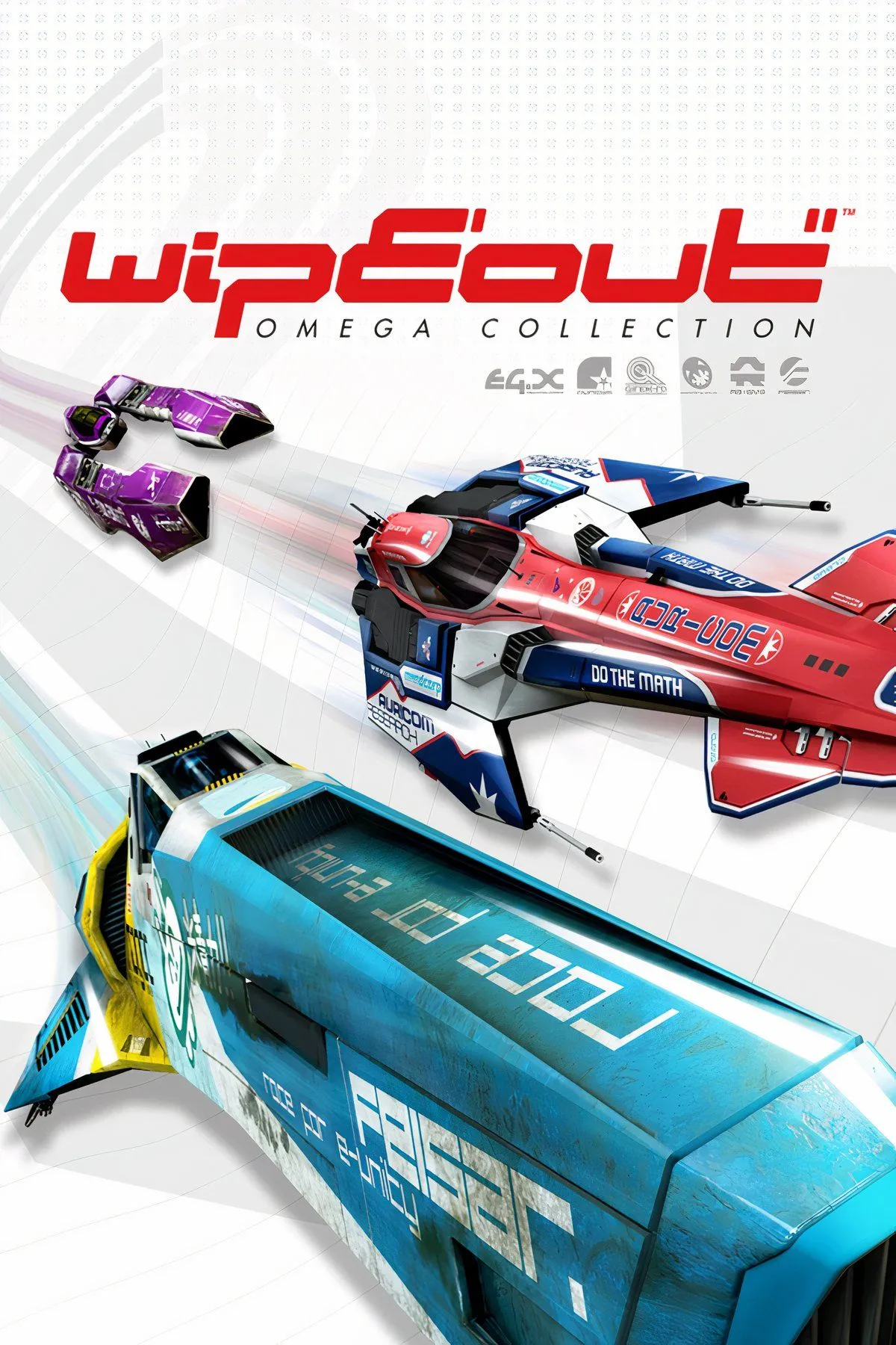 Tàu đua tốc độ cao trong WipEout Omega Collection lướt trên đường đua tương lai